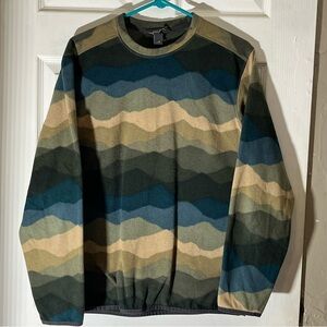 Vintage Eddie Bauer Mountain Wave Fleece Pullover Men’s M